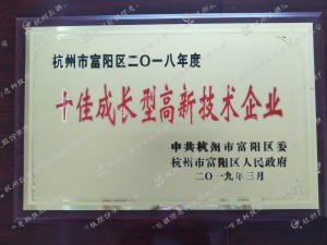 十佳成長型高新企業